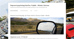 Desktop Screenshot of dopravni-psycholog.com